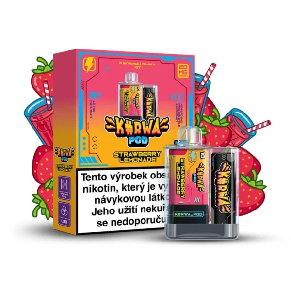 KURWA POD KIT STRAWBERRY LEMONADE