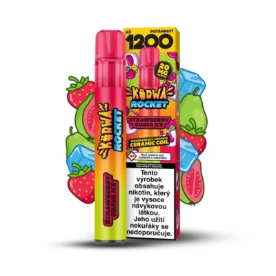 KURWA ROCKET STRAWBERRY GUAVA ICE
