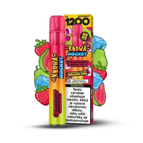 KURWA ROCKET STRAWBERRY GUAVA ICE